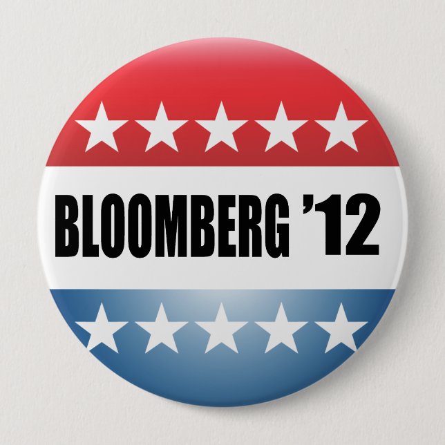 MICHAEL BLOOMBERG BUTTON (Front)
