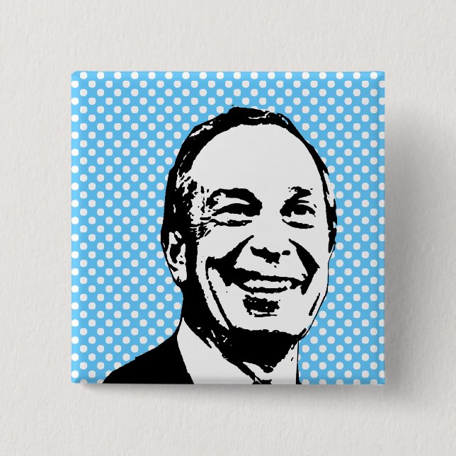 Michael Bloomberg Pinback Button (Front)