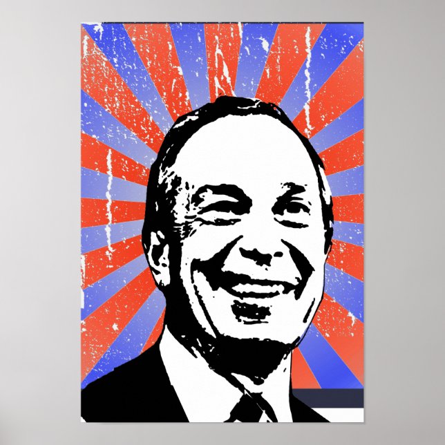 Michael Bloomberg Poster (Front)