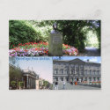 Michael Collins memorial, Greetings from Dublin postcard