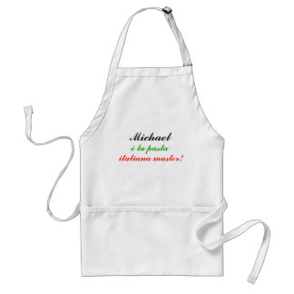 Michael, è la pasta, italiana master! adult apron