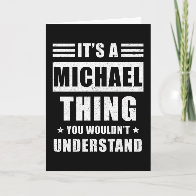 Michael Gift Card (Front)