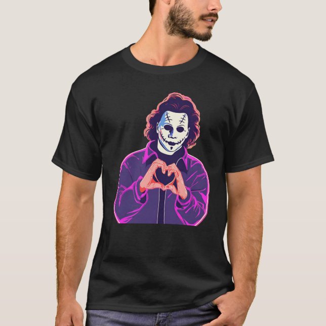 Michael Myers Heart Hands T-Shirt (Front)