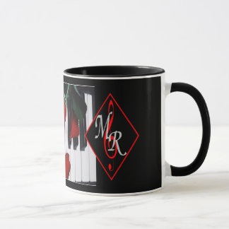 Michael Rose Logo Mug w/ Piano Keys