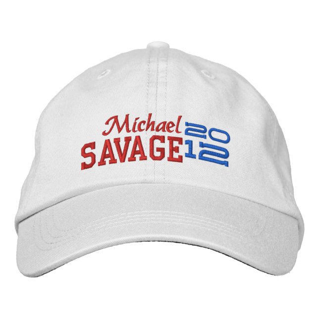 Michael Savage For President 2012 Embroidered Baseball Cap (Front)