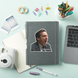 Michael Scott - Screaming Sticker