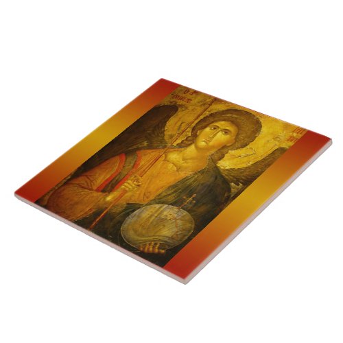 Michael the Archangel Ceramic Tile