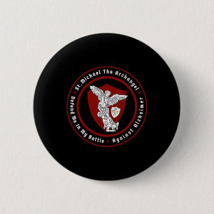 Michael The Archangel Help Me Against Alzheimerhei Button