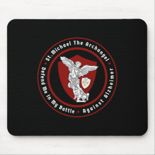 Michael The Archangel Help Me Against Alzheimerhei Mouse Pad