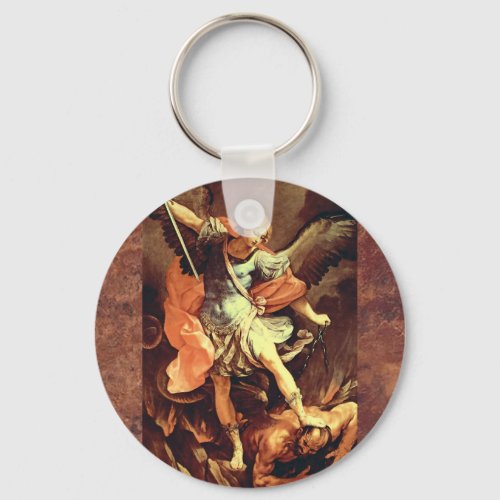 Michael the Archangel Keychain