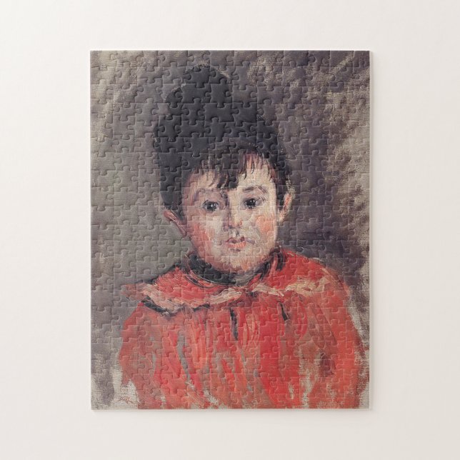 Michael with Hat and Pom Pom Monet Fine Art Jigsaw Puzzle (Vertical)