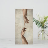 Michaelangelo hands creation adam god (Standing Front)