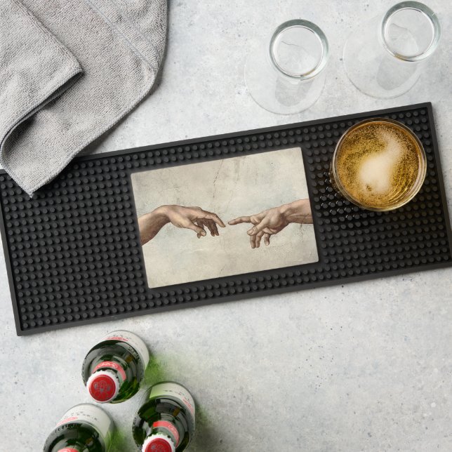 Michaelangelo hands creation adam god bar mat  (Insitu (Bar 1))