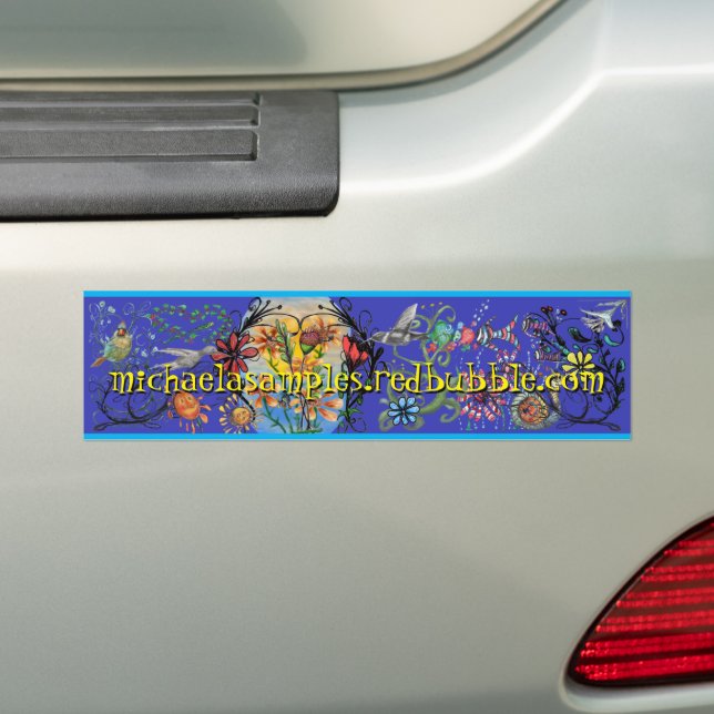 michaelasamples.redbubble Bumper Sticker (On Car)