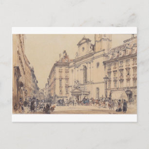Michaelerplatz and carbon market in Vienna by Rudo Postcard