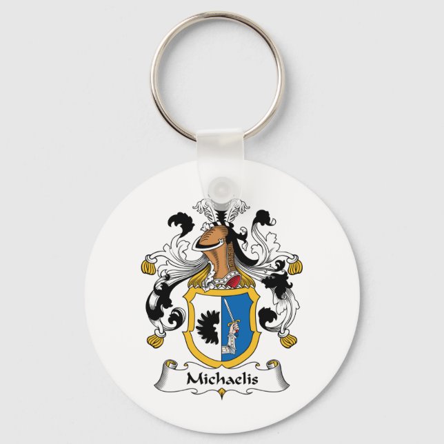 Michaelis Family Crest Keychain (Front)