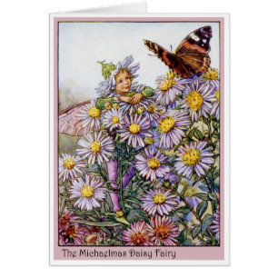 Michaelmas Daisy Fairy Cards