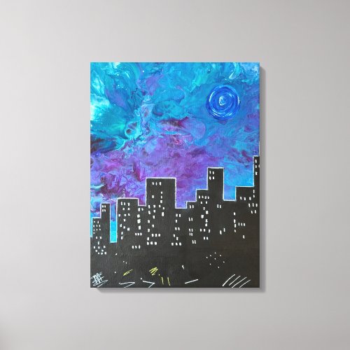 Michaels City Scape Canvas Print