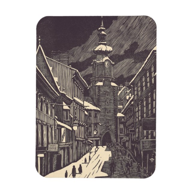 Michael's Gate in Bratislava, Slovakia Magnet (Vertical)