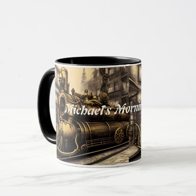 Michael's Morning Coffee Personalized Customizable Mug (Front Left)