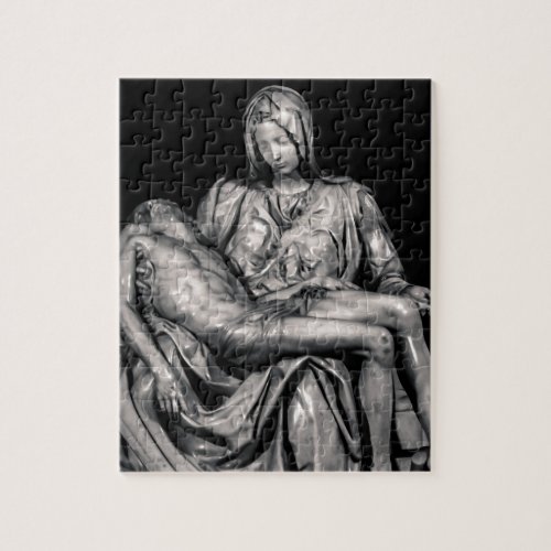 Michealangelo Masterpiece La Pieta Sculpture Jigsaw Puzzle