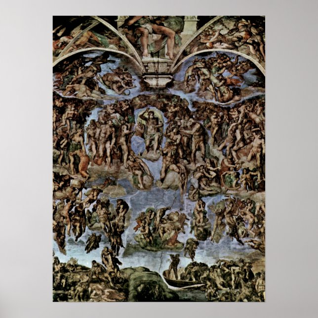 Michelangelo Buonarroti - The Last Judgement Poster (Front)