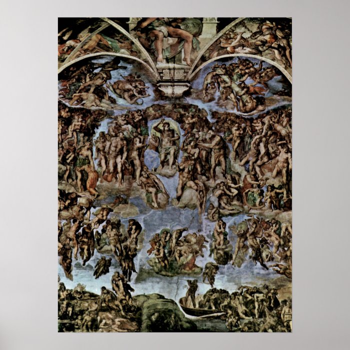 Michelangelo Buonarroti   The Last Judgement Poster