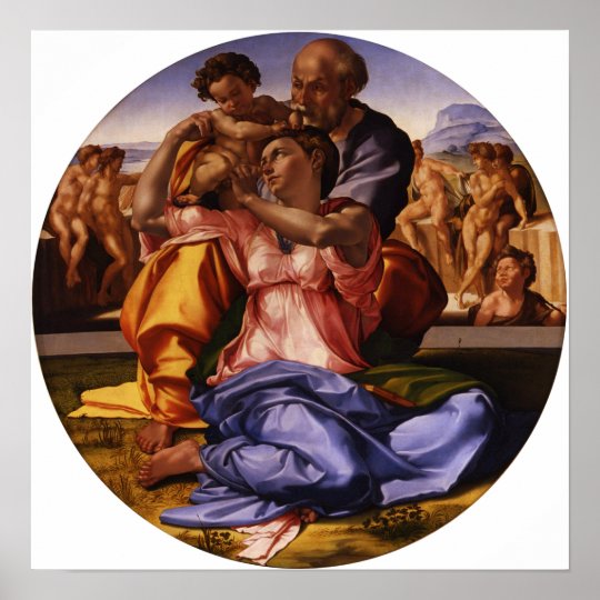 Michelangelo Buonarroti Tondo Doni Poster | Zazzle.com