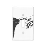 Michelangelo Cat - Choose Background Color Light Switch Cover at Zazzle