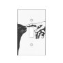 Michelangelo Cat - Choose background color Light Switch Cover