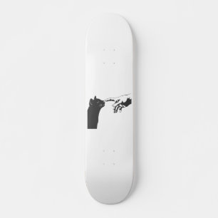 Michelangelo Cat - Choose background color Skateboard