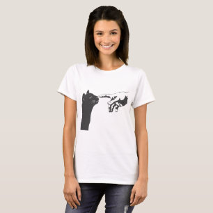 Michelangelo Cat - Choose background color T-Shirt