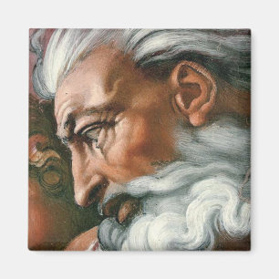 Michelangelo Creation Adam God Art Magnet