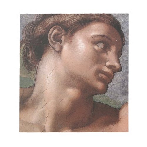 Michelangelo Creation Adam God Art Notepad