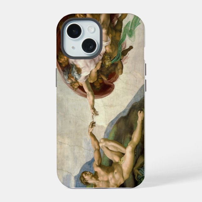 Michelangelo Creation of Adam Art Iphone Case (Back)