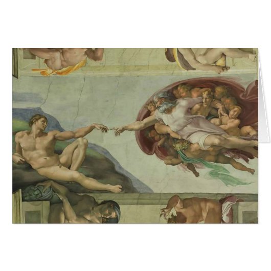 Michelangelo: Creation of Adam Cards (Front Horizontal)