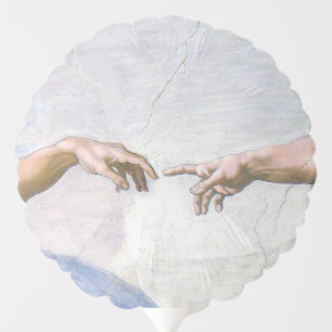 Michelangelo - Creation of Adam Isolated Balloon
