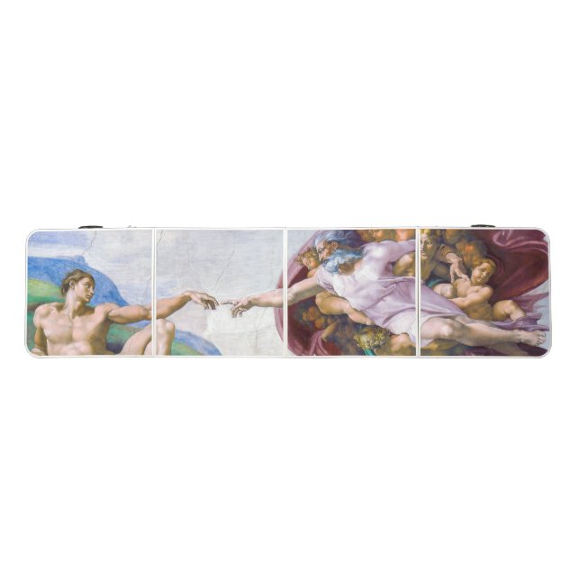 Michelangelo - Creation of Adam Isolated Beer Pong Table (Top)