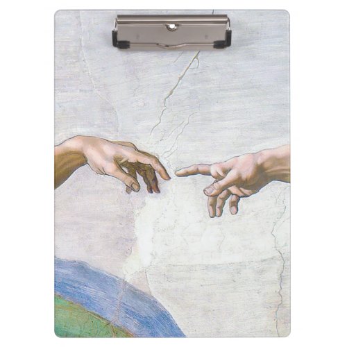 Michelangelo _ Creation of Adam Isolated Clipboard