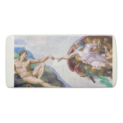 Michelangelo _ Creation of Adam Isolated Eraser
