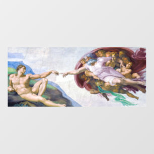 Michelangelo - Creation of Adam Isolated Floor Decals