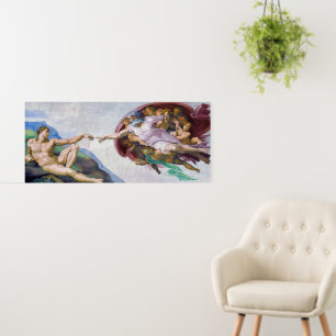 Michelangelo - Creation of Adam Isolated Foam Board