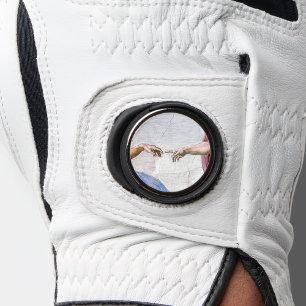 Michelangelo - Creation of Adam Isolated Golf Glove