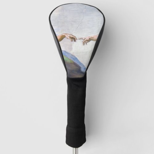 Michelangelo _ Creation of Adam Isolated Golf Head Cover