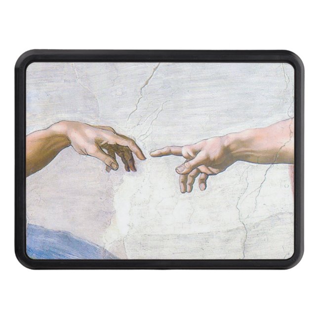Michelangelo - Creation of Adam Isolated Hitch Cover (Front)