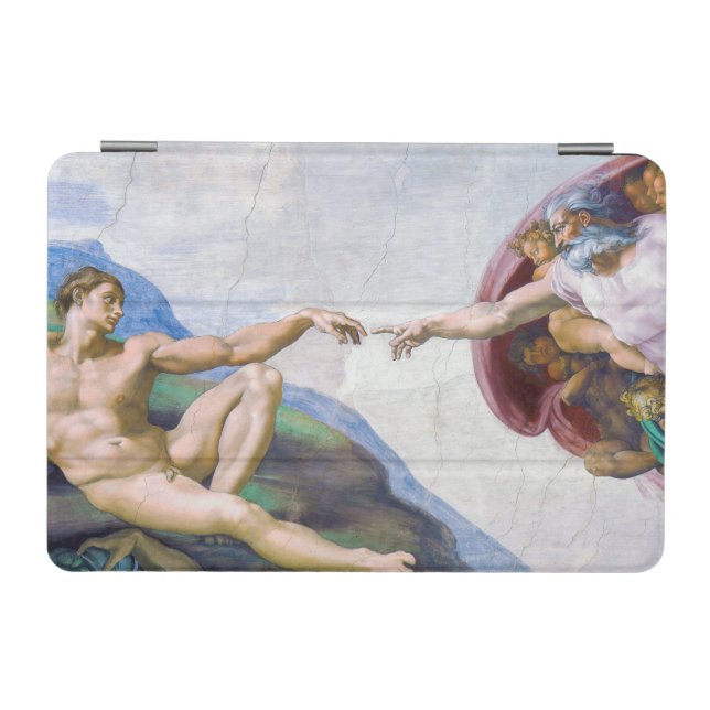 Michelangelo - Creation of Adam Isolated iPad Mini Cover (Horizontal)