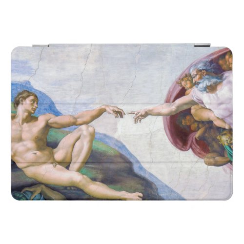 Michelangelo _ Creation of Adam Isolated iPad Pro Cover