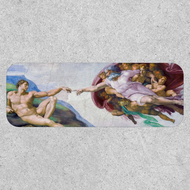 Michelangelo - Creation of Adam Isolated Patch (Front)