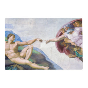 Michelangelo - Creation of Adam Isolated Placemat