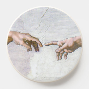 Michelangelo - Creation of Adam Isolated PopSocket